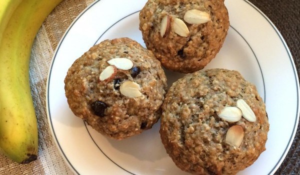 Multigrain Banana Muffins