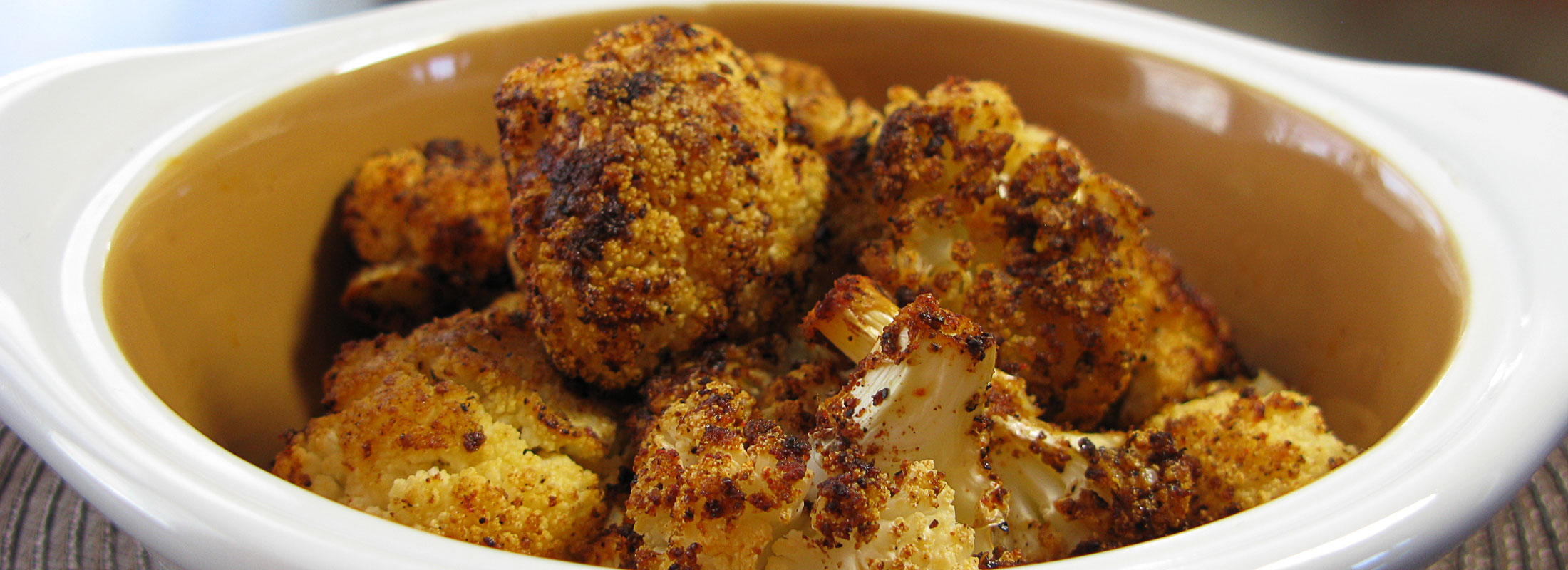 Smoky & Spicy Roasted Cauliflower