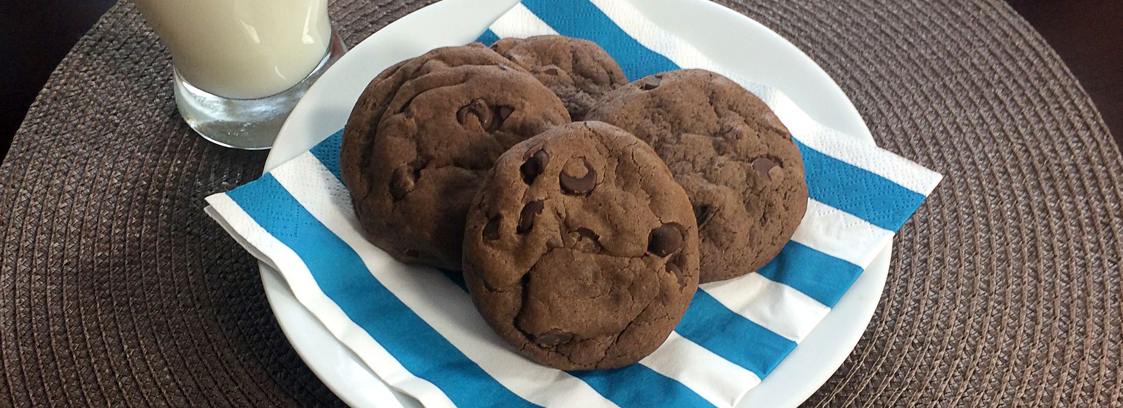 Double Chocolate Chip Peppermint Cookies