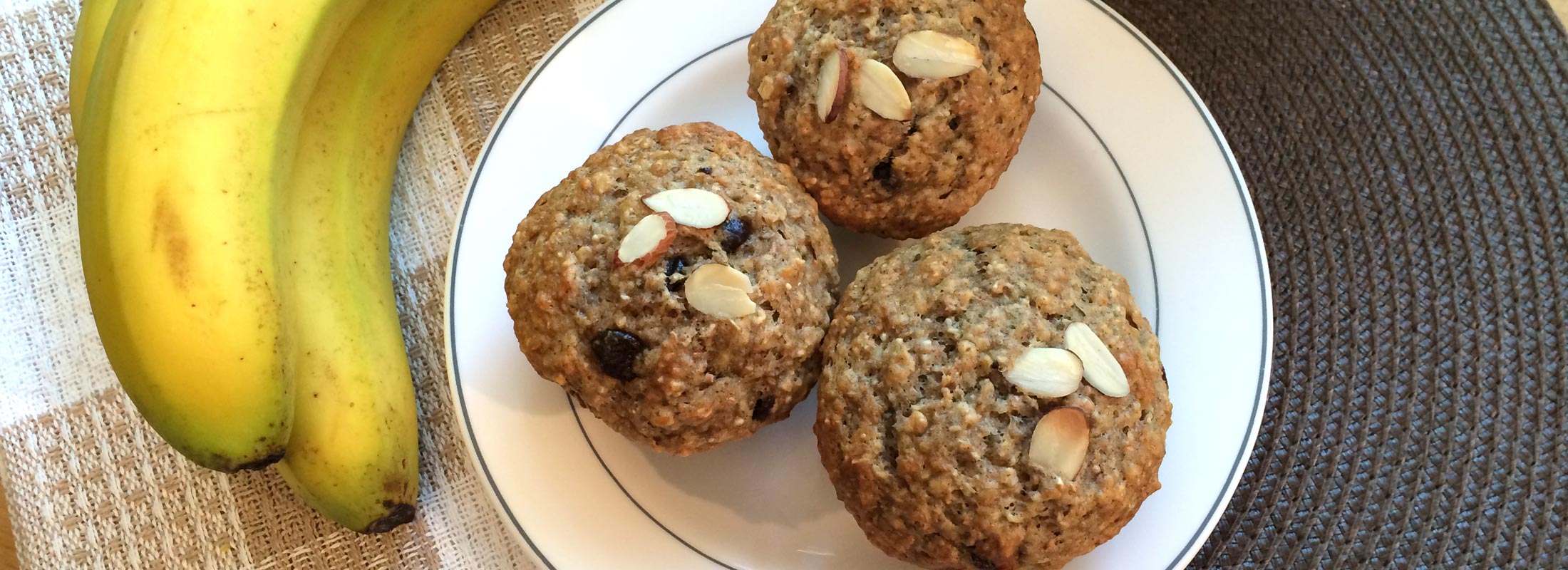 Multigrain Banana Muffins